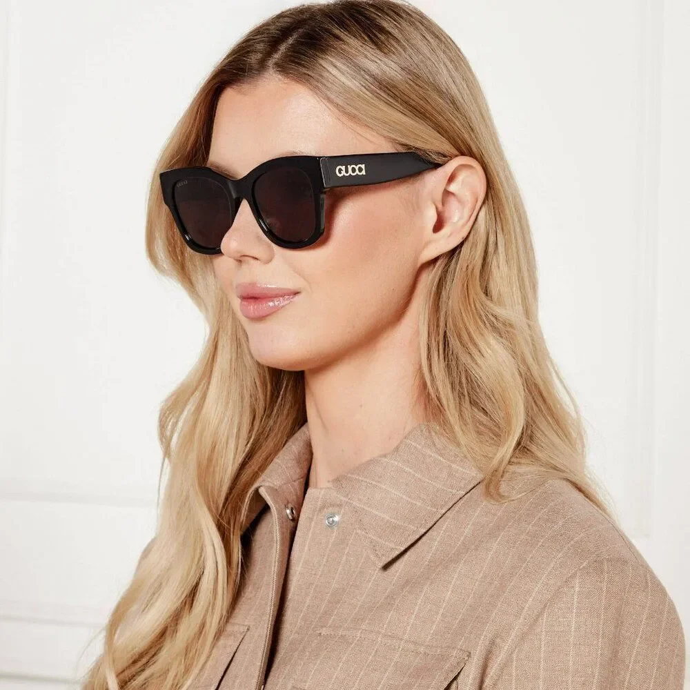 Gucci Men Sunglasses Black Grey Square GG1789S 001 BRAND NEW